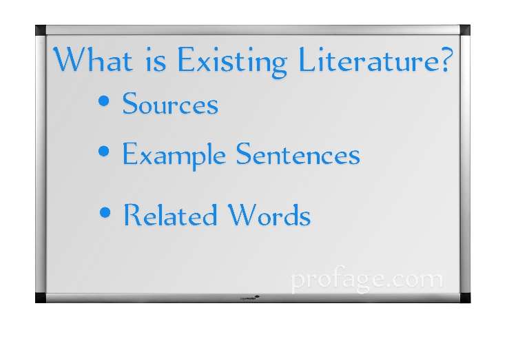 Existing Literature | Meaning, Sources, and Examples of Use
